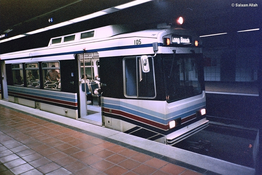 Photo of LACMTA BLUE LINE 7TH METRO STATION 1999