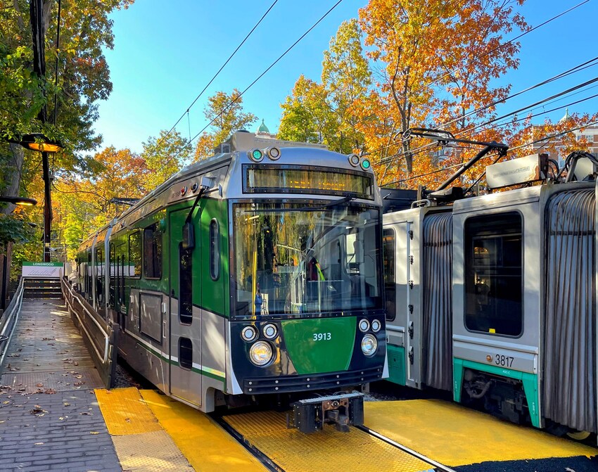 Photo of All MBTA Trolley Types within 10 minutes at Longwood - 3