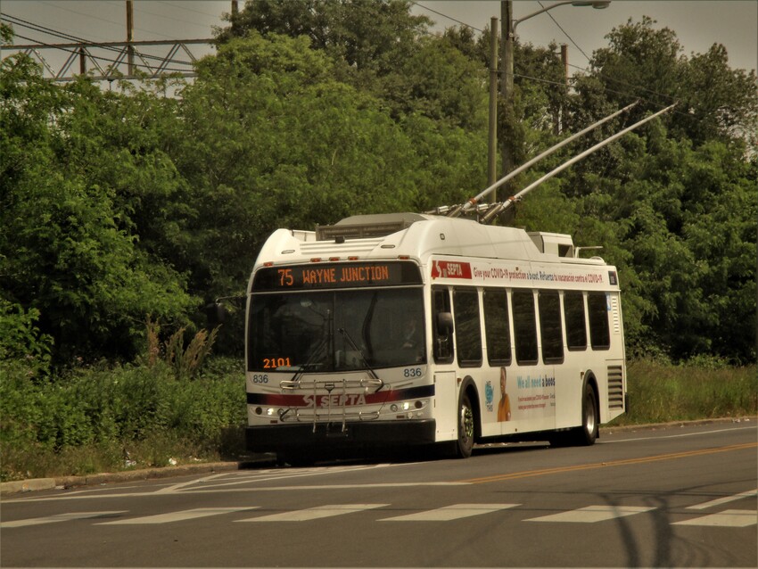 Photo of New Flyer E40LF trackless trolley
